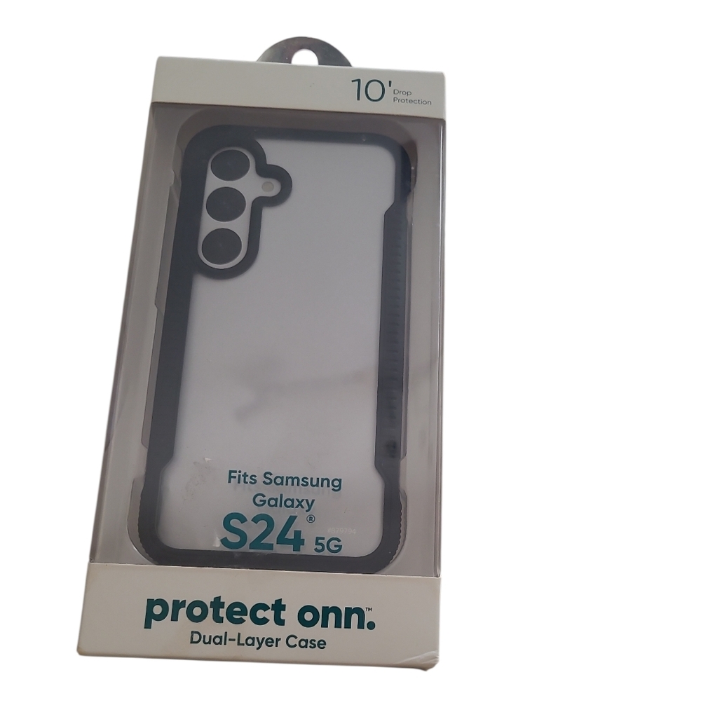 On Running Dual-Layer Case for Samsung Galaxy S24 5G - Black and Clear